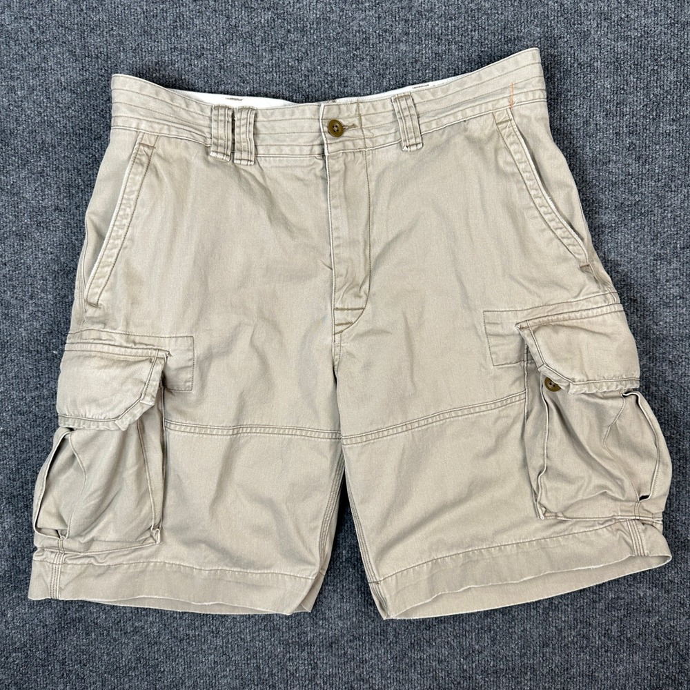 Polo Ralph Lauren Men's Size 34 Cargo Shorts Khaki Tan Classic Polo Chino 9"